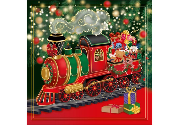 Card Group - Weihnachtskarte Christmas Train