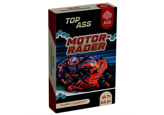 Cartamundi 10054671-0001 Quartett Motorräder TOP ASS FSC