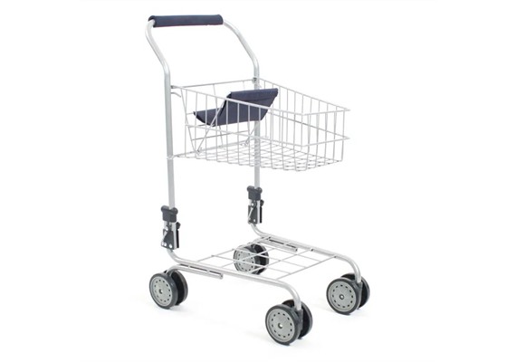 Chic2000 - Einkaufswagen 60 cm Metall mit Puppensitz