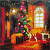 Craft Buddy - Paint by Numbers "Christmas Magic" 50 x 50 cm