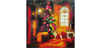 Craft Buddy - Paint by Numbers "Christmas Magic" 50 x 50 cm