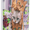 Craft Buddy - Paint by Numbers "Hi Kittens" 30 x 40 cm | Bild 2