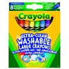 Crayola 8 Auswaschb. Wachsmalstifte - 3+