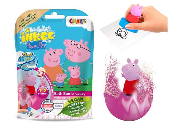 CRAZE Inkee Überschungsbadekugel Peppa Pig