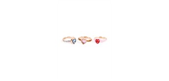 Creative Education 84536 Herz-der-Liebe-Ringset, 3-teilig