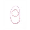 Creative Education 86169 Rosa Kristallblüten Halskette & Armband Set, 2 Stück