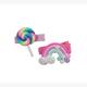 Creative Education 88073 Hairclips Lollipop Rainbow