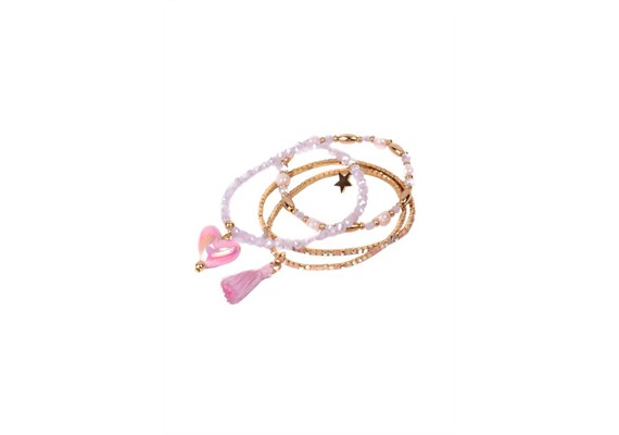 Creative Education 90024 Boutique Leuchtende-Liebe Armband-Set 4-teilig
