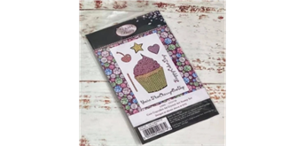 Crystal Art A6 Stamp "Cute Cupcakes"
