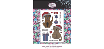 Crystal Art A5 Stamp "Festive Friends"