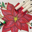 Crystal Art A5 Stamp "Radiant Poinsettia" | Bild 3