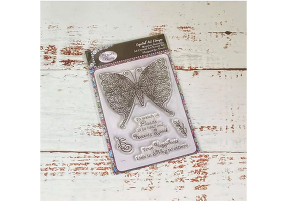 Crystal Art A6 Stamp "Bombay Butterfly"