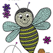 Crystal Art A6 Stamp "Buzzing Bee" | Bild 2