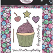 Crystal Art A6 Stamp "Cute Cupcakes" | Bild 3