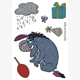 Crystal Art A6 Stamp Disney Winnie The Pooh "Eeyore"