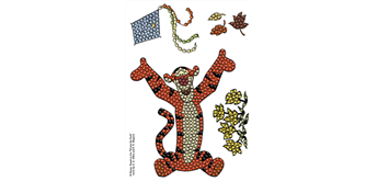 Crystal Art A6 Stamp Disney Winnie The Pooh "Tigger"