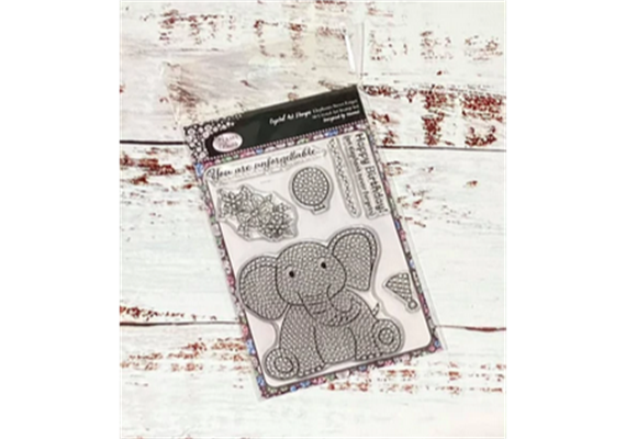 Crystal Art A6 Stamp "Elephants Never Forget"