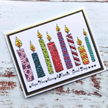 Crystal Art A6 Stamp "Funky Candles" | Bild 4