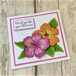 Crystal Art A6 Stamp "Hibiscus Wishes" | Bild 3