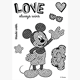 Crystal Art A6 Stamp "Mickey Mouse"