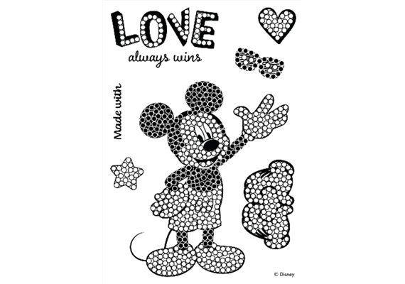 Crystal Art A6 Stamp "Mickey Mouse"