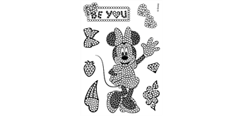 Crystal Art A6 Stamp "Minnie Mouse"