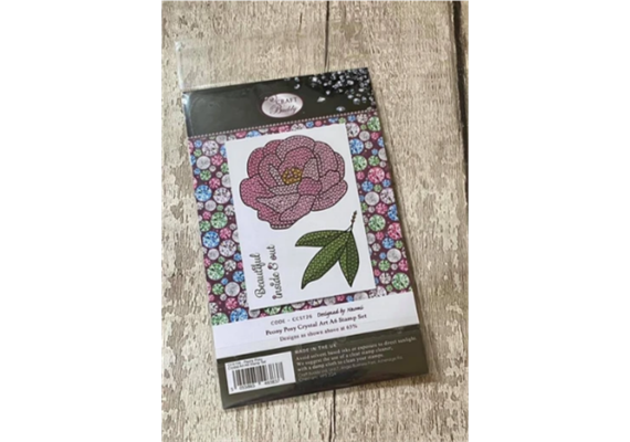 Crystal Art A6 Stamp "Peony Posy"