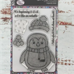 Crystal Art A6 Stamp "Playful Penguin" | Bild 2