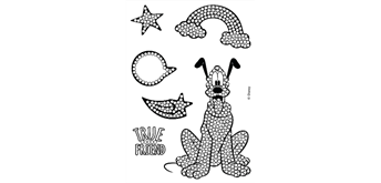 Crystal Art A6 Stamp "Pluto"