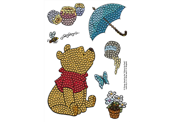 Crystal Art A6 Stamp "Pooh Bear"