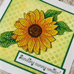 Crystal Art A6 Stamp "Sunflower Sparkle" | Bild 4