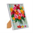 Crystal Art "Blumen" Bilderrahmen 21 x 25 cm | Bild 3