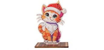 Crystal Art Buddy Christmas Cat