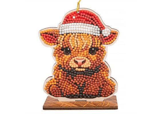 Crystal Art Buddy Highland Cow