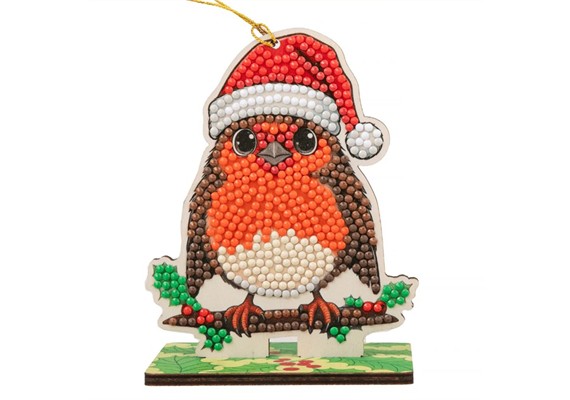 Crystal Art Buddy Jolly Robin