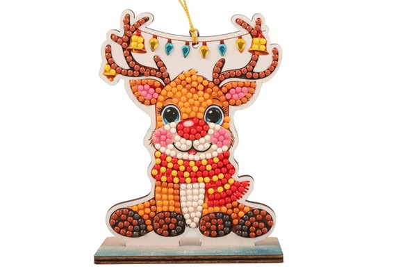 Crystal Art Buddy Merry Reindeer