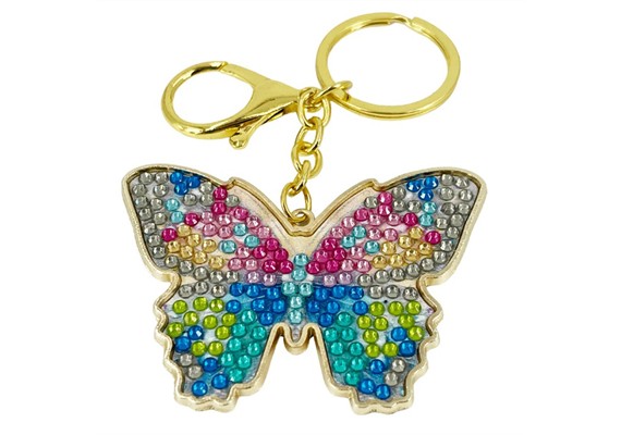 Crystal Art Butterfly Key Chain Bella