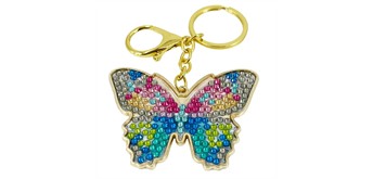 Crystal Art Butterfly Key Chain Bella