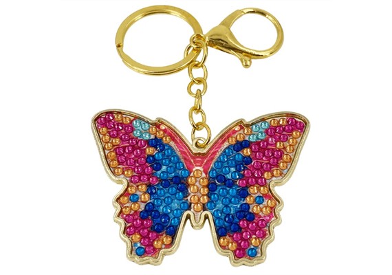 Crystal Art Butterfly Key Chain Bianca