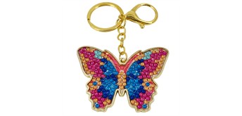 Crystal Art Butterfly Key Chain Bianca
