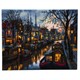 Crystal Art "Canal Life" Kit, 40 x 50 cm