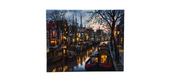 Crystal Art "Canal Life" Kit, 40 x 50 cm