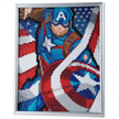 Crystal Art "Captain America" Bilderrahmen 21 x 25 cm | Bild 2