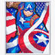 Crystal Art "Captain America" Bilderrahmen 21 x 25 cm