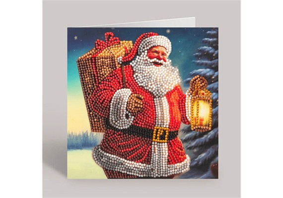 Crystal Art Card Bringing Joy 18 x 18 cm