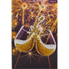 Crystal Art Card Champagne Celebration 10 x 15 cm