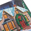 Crystal Art Card Christmas Cottage 18 x 18 cm | Bild 2