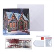 Crystal Art Card Christmas Cottage 18 x 18 cm | Bild 4