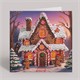 Crystal Art Card Festive Gingerbread, 18 x 18 cm