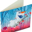 Crystal Art Card Floating Olaf 18 x 18 cm | Bild 2